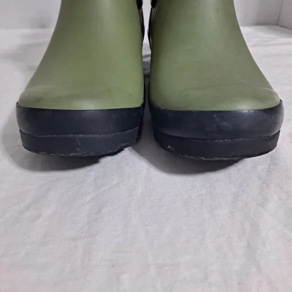 Pendleton Chelsea Boots Woman 7 Green Rubber Waterproof Lined Slip On Comfort - Picture 14 of 14
